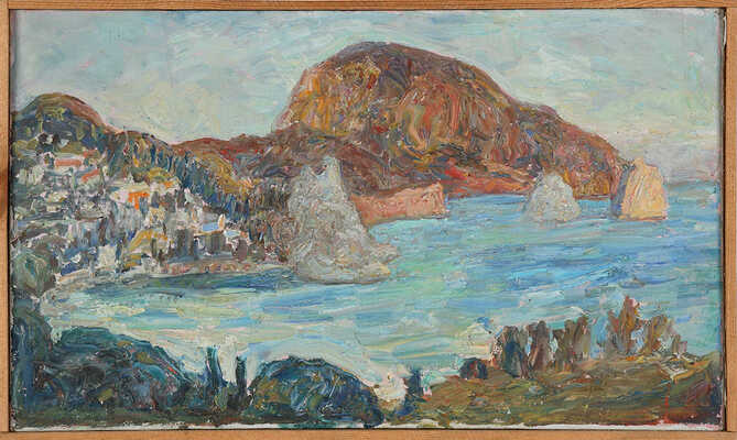 Сорокин Иван Васильевич (?). Вид на Медведь-гору со стороны Гурзуфа